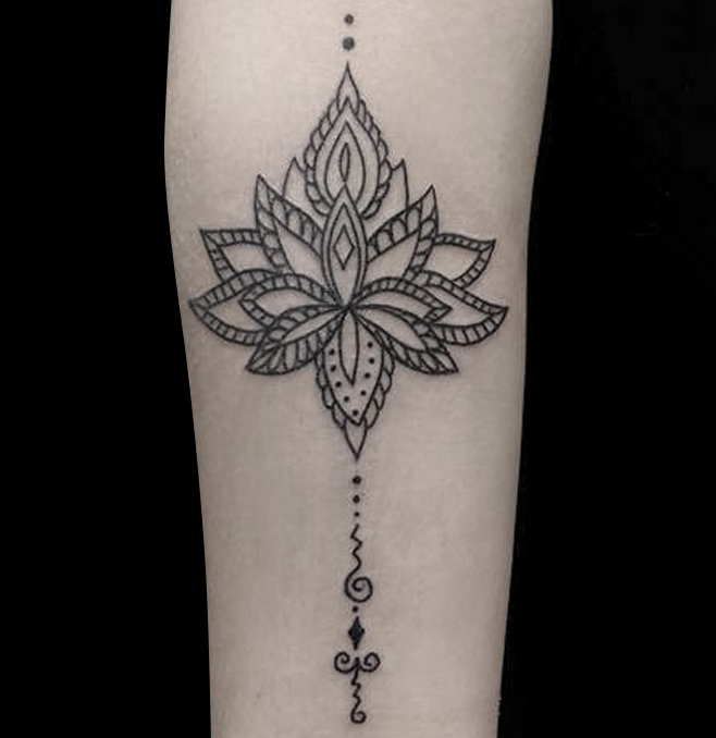 primitive tattoo perth ink tattoo lotus mandala arm-s - Primitive Tattoo