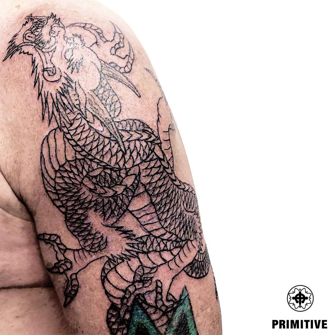 Marc Pinto's Primitive Tattoo Studio - Flames and Phoenix Japanese sleeve  in progress. #tattoos #tattoosperth #perth #marcpintotattoo #PRIMITIVE  #primitivebrand #lifestyle @primitivetattoo @pintomarc | Facebook