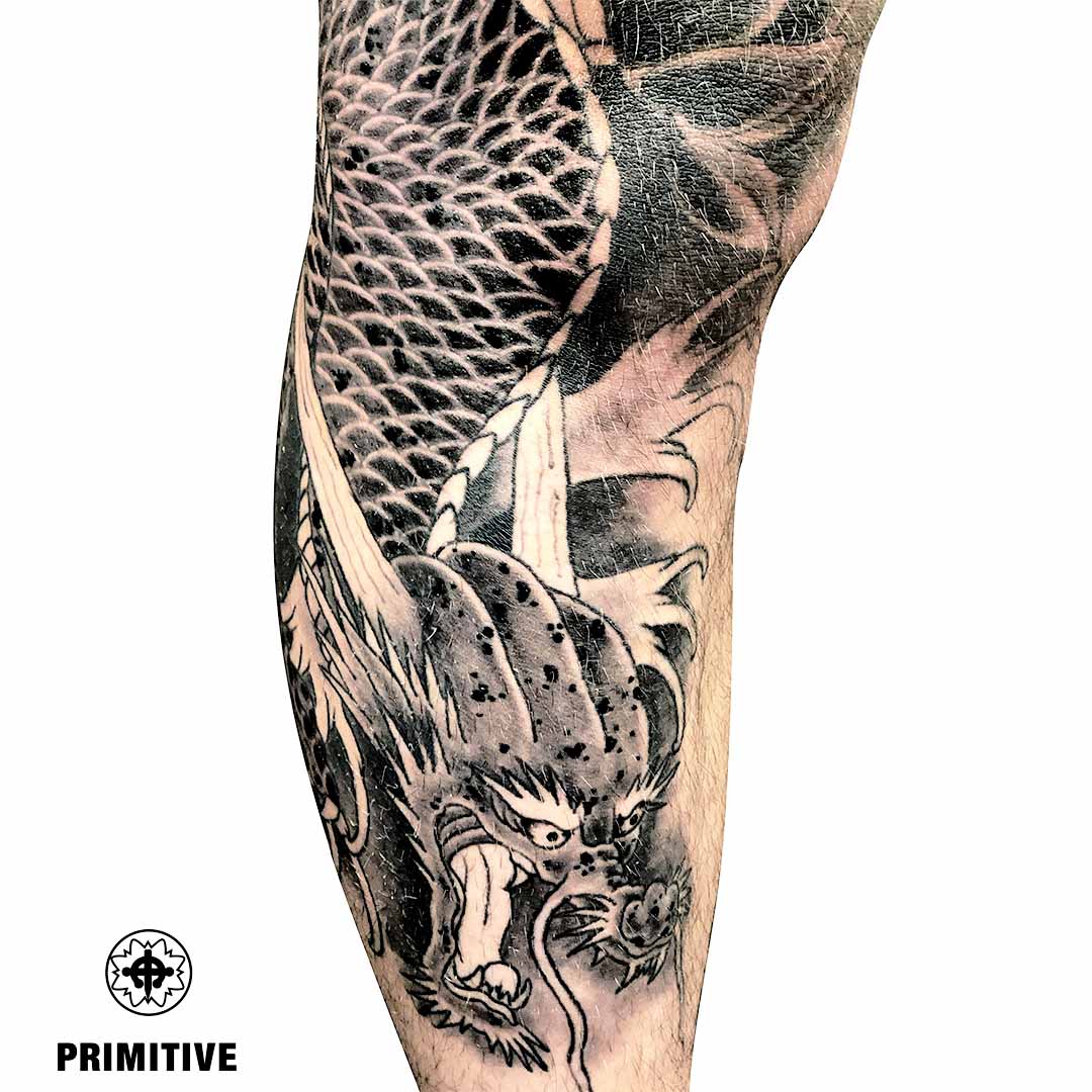 Dragon tattoo japanese, done by our artist Seminyak studio BOOK YOUR SPOT  NOW‼️ Please DM or Contact us to…