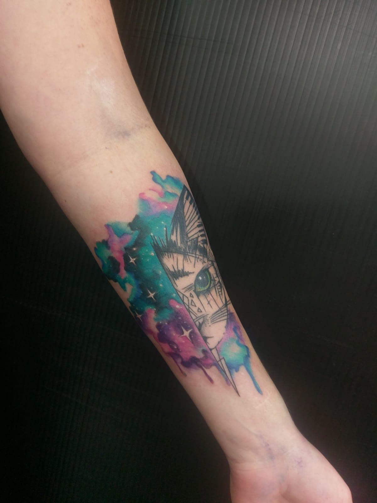 Colored Full Sleeve Tattoo by Remistattoo on DeviantArt