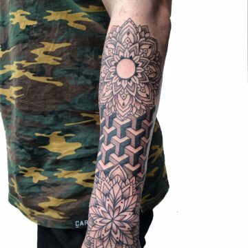 Large mandala tattoo – Primitive Tattoo Perth