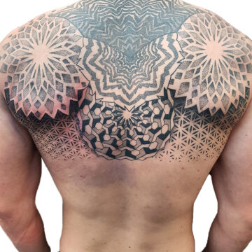 Large mandala tattoo – Primitive Tattoo Perth