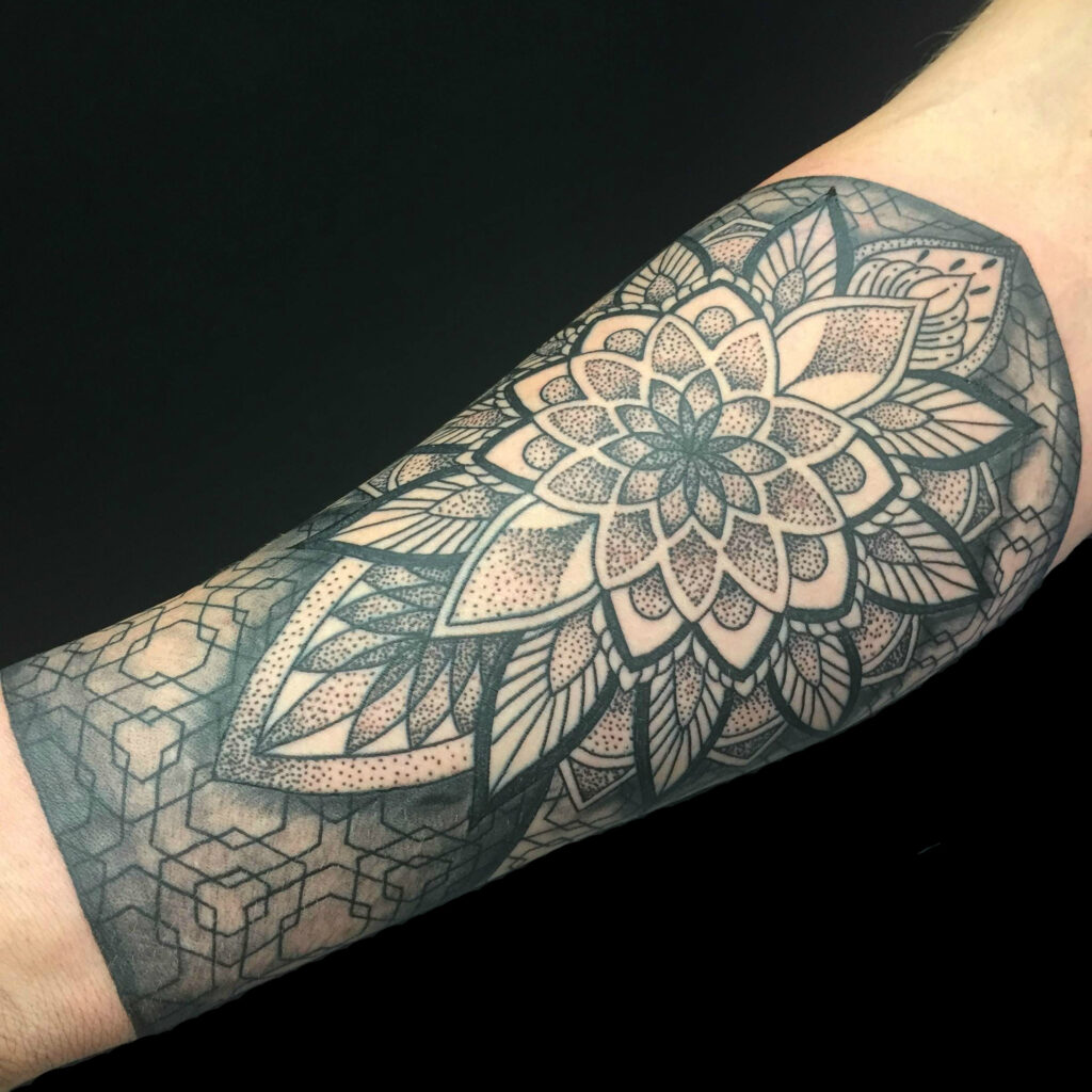 Mandala arm tattoo – Primitive Tattoo Perth