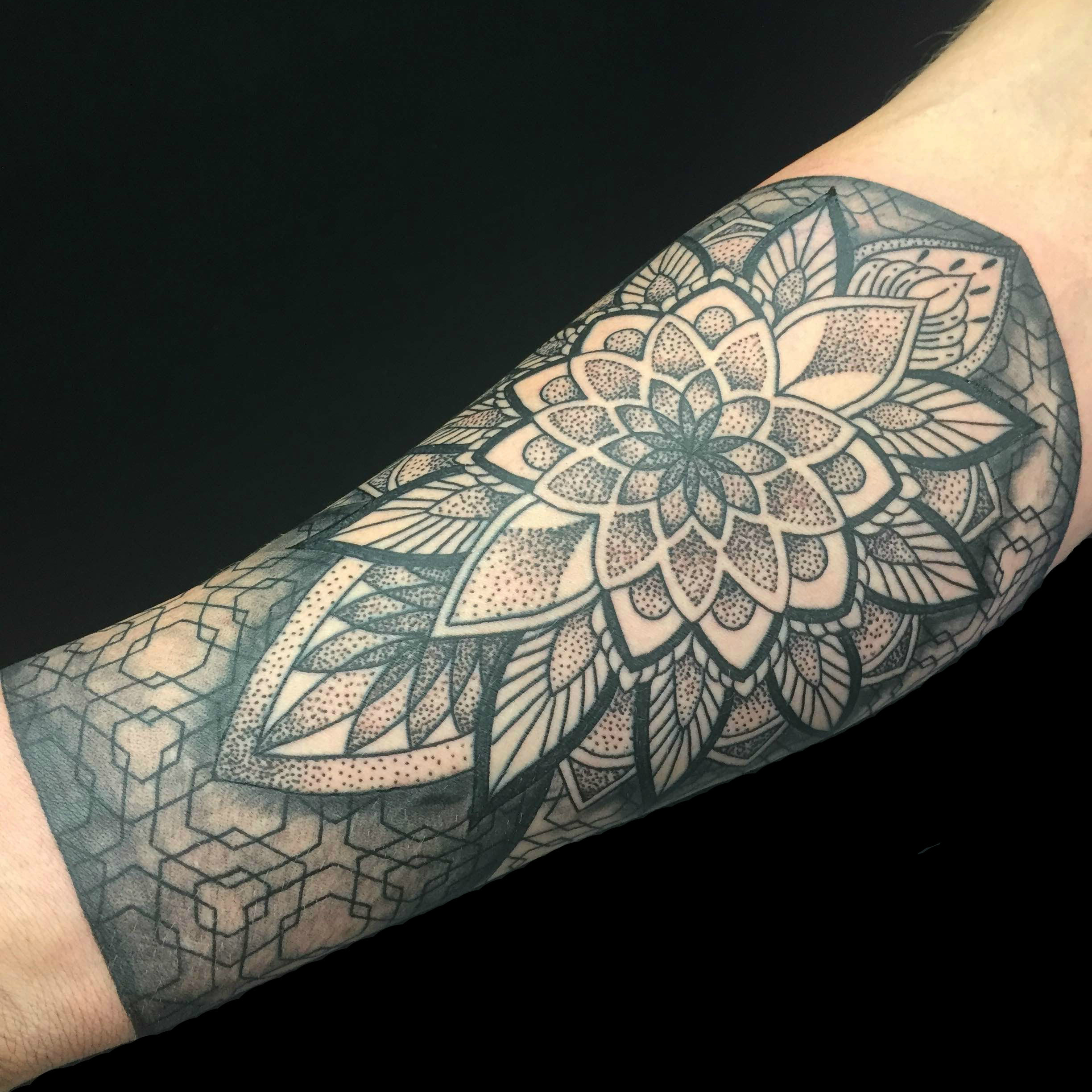 Mandala arm tattoo – Primitive Tattoo Perth