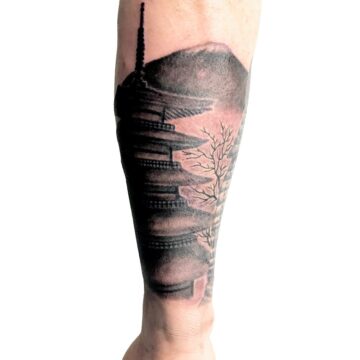 Japanese forearm tattoo by Marc Pinto – Primitive Tattoo Perth