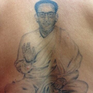 Portrait back piece tattoo by Marc Pinto – Primitive Tattoo Perth