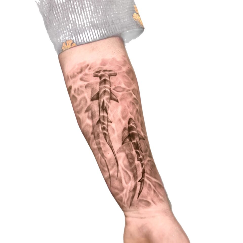 Micro realism statue forearm tattoo by Sarah, Primitive Tattoo Perth